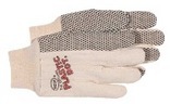 Plas DOT Cotton Work Gloves
